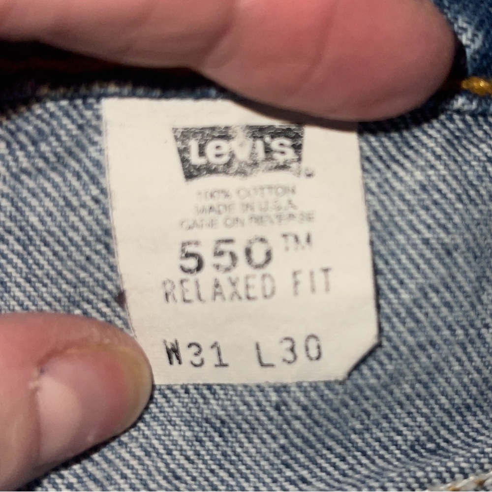 Levi's 550 Relaxed fit Light Blue Women's Jeans - Picture 4 of 6